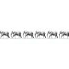 Boordi PhotowallXL Elephant 158710, 4000x232,5 mm, eläin, mustavalkoinen*Esta Online