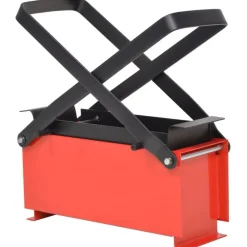 Brikettipuristin 34x14x14cm, teräs, musta/punainen*FinePRICE Sale