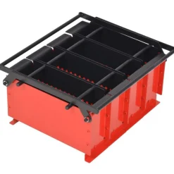 Clearance Brikettipuristin 38x31x18cm, teräs, musta/punainen Takkavälineet
