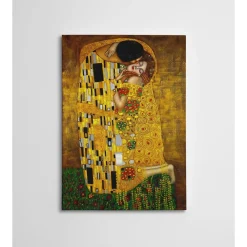 Canvas-taulu Gustav Klimt - The Kiss, 70x100cm, monivärinen*Linento Clearance
