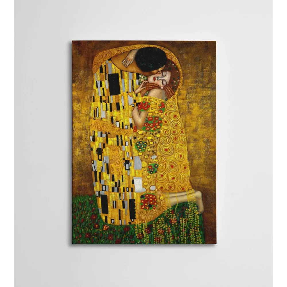 Canvas-taulu Gustav Klimt - The Kiss, 70x100cm, monivärinen*Linento Clearance