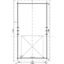Caravantalli AT30T, 29.9m², 4x7.4m*LP Garden Clearance