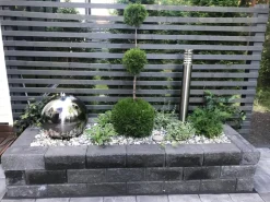Clearance Citymuurikivi Lakka lohko/sileä 360x180x150 mm musta Muurikivet