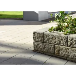 Outlet Citymuurikivi Lakka lohko/sileä 360x180x150 mm harmaa Muurikivet