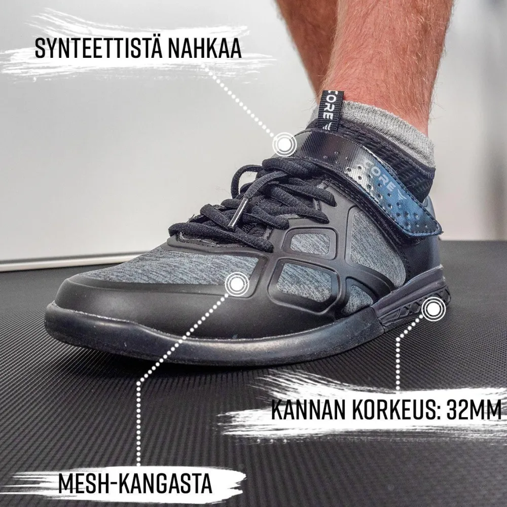 Crossfit-kengät , musta, eri kokoja*Core