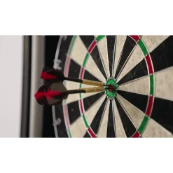 Darts-setti , taulu, kaappi ja tikat, musta*Longfield Clearance