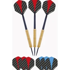 Darts-setti , taulu, kaappi ja tikat, musta*Longfield Clearance