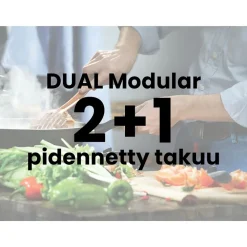 Dual Modular Liesikupu dGH-m3805-S 52cm, AC ja EC, yläkaappiin upotettava, rst*Savo Hot
