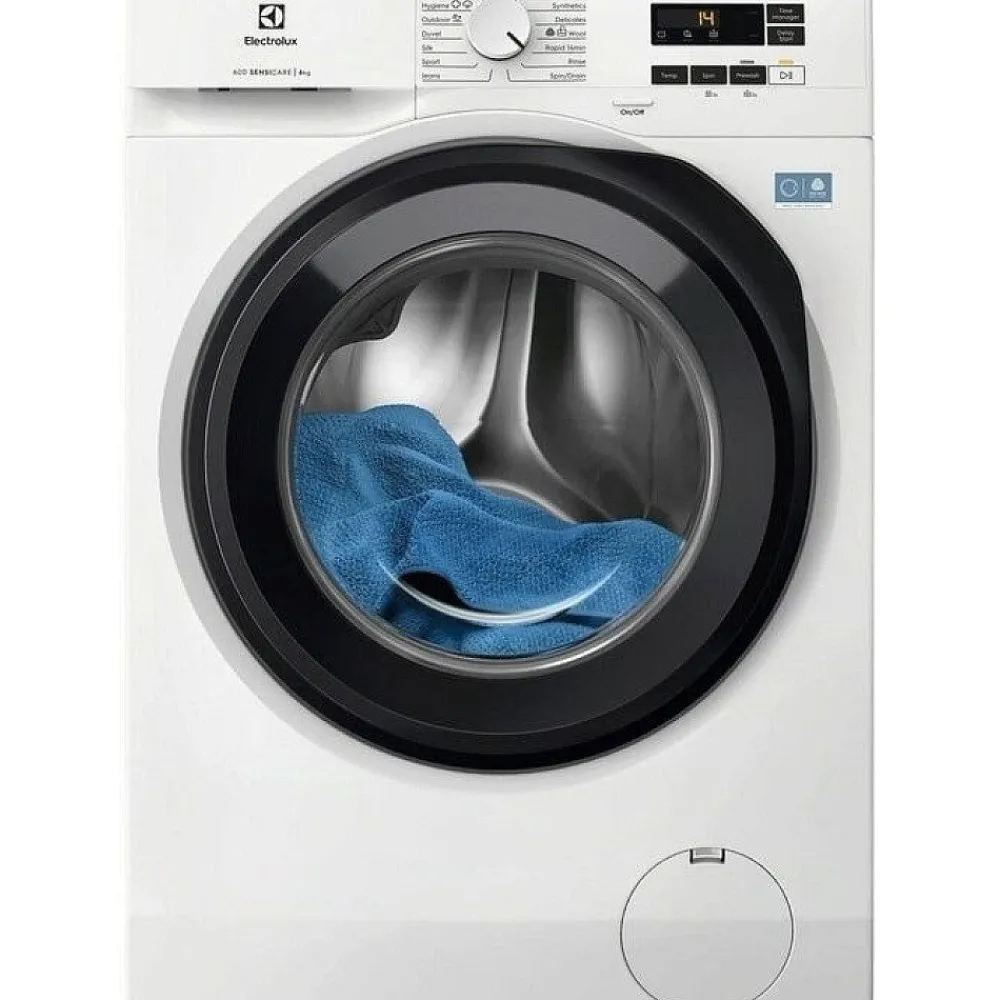 Edestä täytettävä pesukone EFI612E84E 600 SensiCare, 8kg*Electrolux Hot