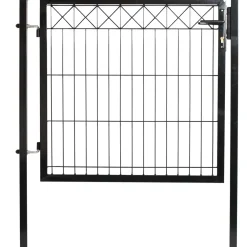 Elementtiaidan portti X 1000x1000mm musta*Hortus Online