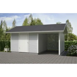 Outlet Elementtivarasto E9M 5040x3180 mm 16.02 m² puuvalmis Ulkovarastot