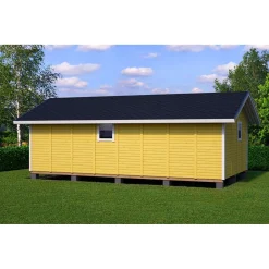 Elementtivarasto E19 8040x4240 mm 34.1 m² puuvalmis*Timburg New
