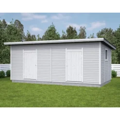 Elementtivarasto E12 6040x3180 mm 19.21 m² puuvalmis*Timburg Hot