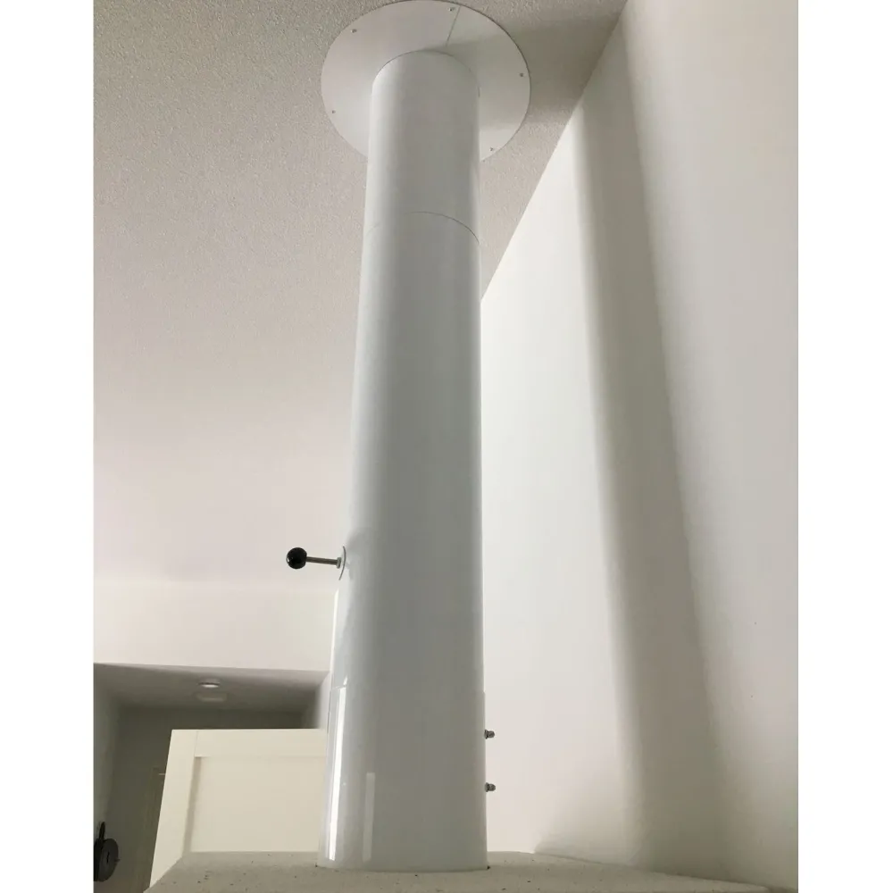 Eristetty hormin jatko-osa Vision 150Ø/500 mm valkoinen*Jeremias Clearance