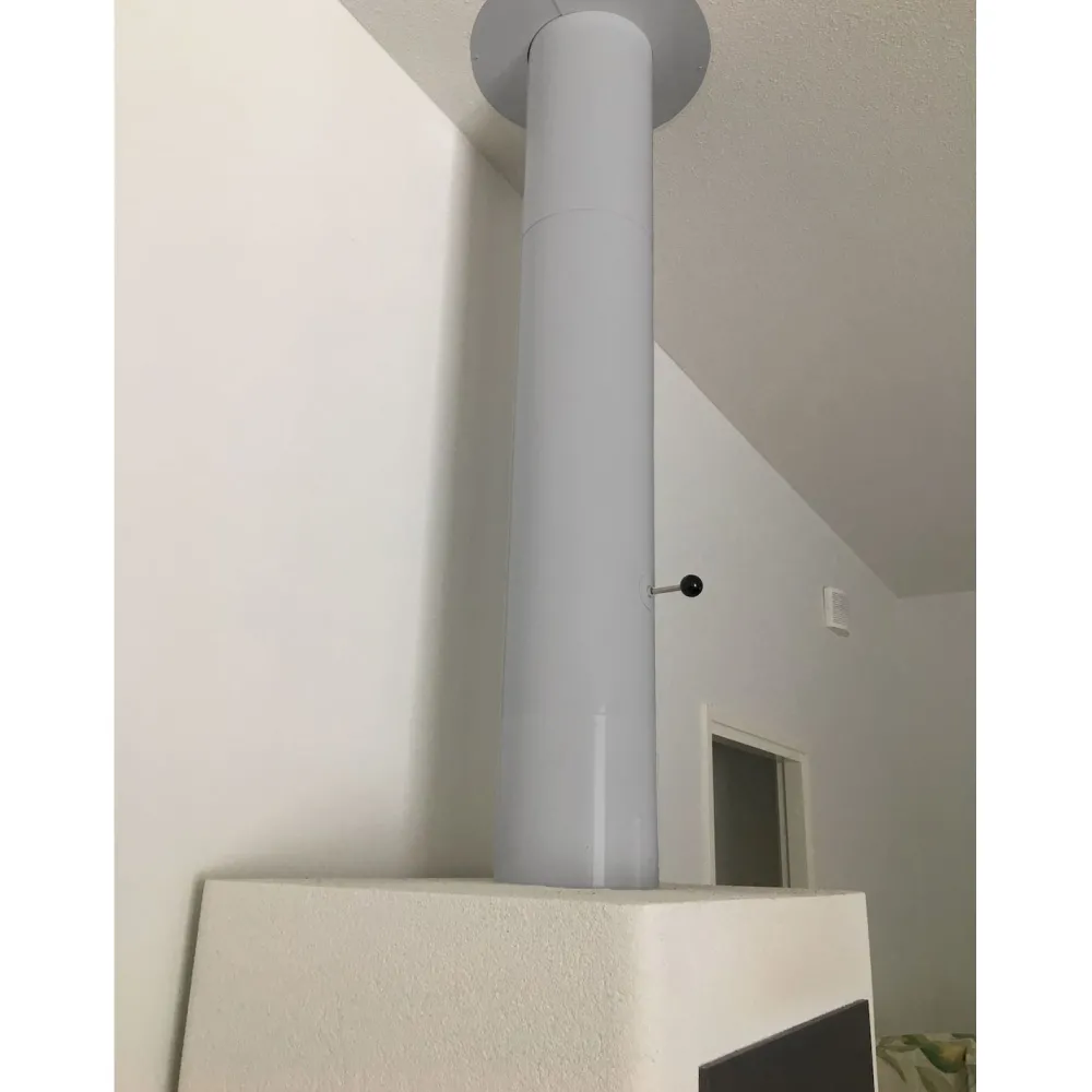 Clearance Eristetty hormin jatko-osa Vision 150Ø/1000 mm harmaa Teräspiiput
