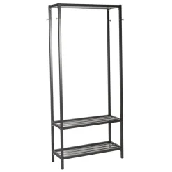 Eteisen hylly Straight  85x32x180cm, musta*Home4you Clearance