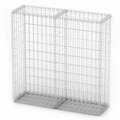 Outlet Gabion/kivikori kansilla galvanoitu vaijeri 100x100x30cm Muurikivet