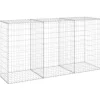 Hot Gabion-kivikori kansilla galvanoitu teräs 200x60x100 cm Muurikivet