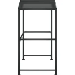 Grillikatos sivuhyllyillä 210x114x230 cm teräs antrasiitti*FinePRICE