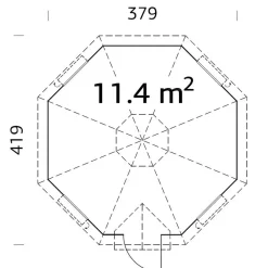 Grillikota Eva 11,4 m²*Palmako Sale