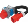 Haaroitin , 3-vaihe/schuko, 16A, 1,5m*Malmbergs