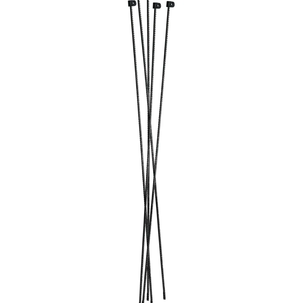 Hot Harjaterästolppa 8mm suojus 110cm musta (25kpl) Aitatolpat