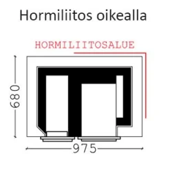 Hot Hella Helmi Funkkis keraamisella tasolla + paistouunilla alaliittymä Puuhellat