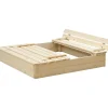 Outlet Hiekkalaatikko taitettavalla kannella ja penkillä M051-1, 118x122x20cm Leikkivälineet