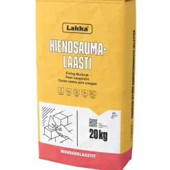 Outlet Hienosaumalaasti Lakka, 20kg Laastit Ja Sementit
