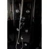 Clearance Hierova suihkukaappi Black Onyx 85 x 85 x 220 cm kirkas lasi avoin yläosa Suihkukaapit