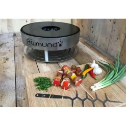 Hiili-/brikettigrilli Pirus Black*Remundi Hot