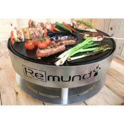 Hiili-/brikettigrilli Pirus Black*Remundi Hot