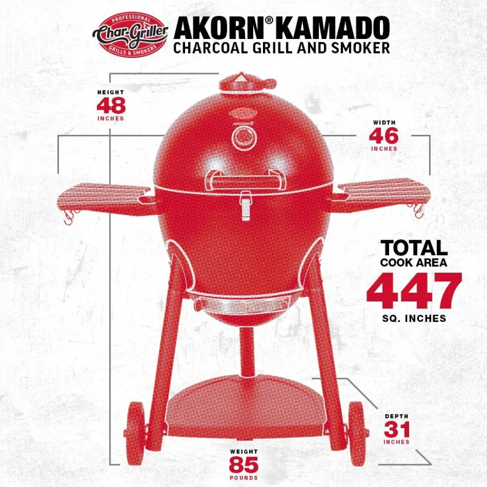 Outlet Hiiligrilli Char-Griller Akorn 20 Kamado Kamado Grillit|Hiiligrillit