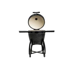 Online Hiiligrilli Hoovi Kamado, grillaustelineella, musta Kamado Grillit|Hiiligrillit