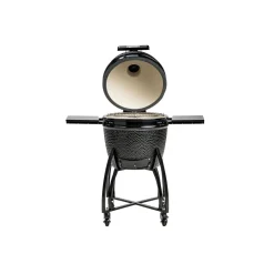 Hot Hiiligrilli Hoovi Kamado Large, grillaustelineella, musta Kamado Grillit|Hiiligrillit