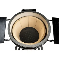 Hot Hiiligrilli Hoovi Kamado Large, grillaustelineella, musta Kamado Grillit|Hiiligrillit