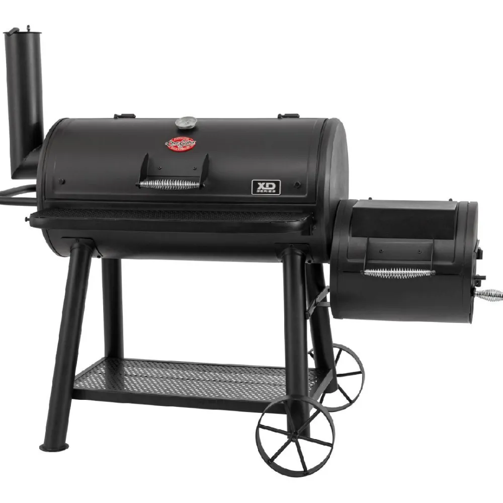 Hiiligrilli/savustingrilli Char-Griller Grand Champ Offset Smoker*Chargriller Hot
