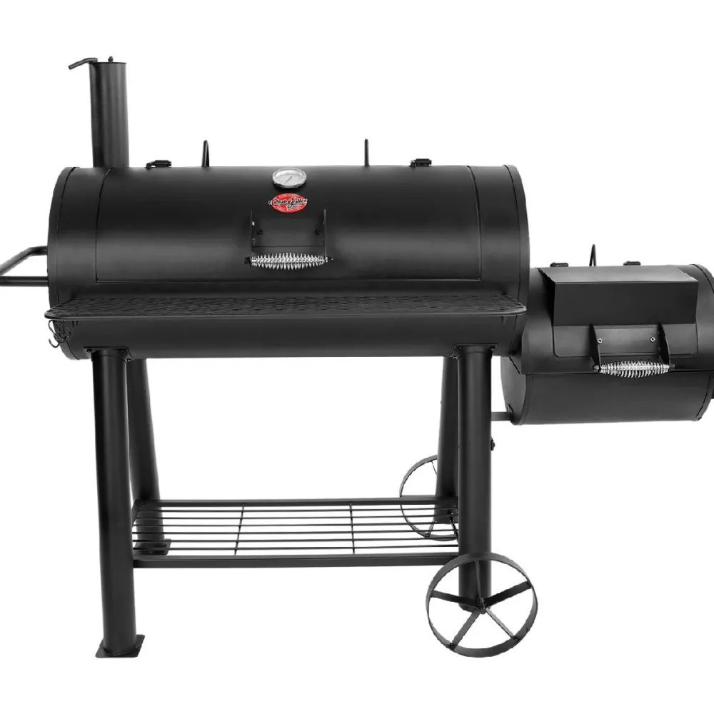 New Hiiligrilli/savustingrilli Char-Griller Competition Pro Offset Smoker Savustimet|Hiiligrillit
