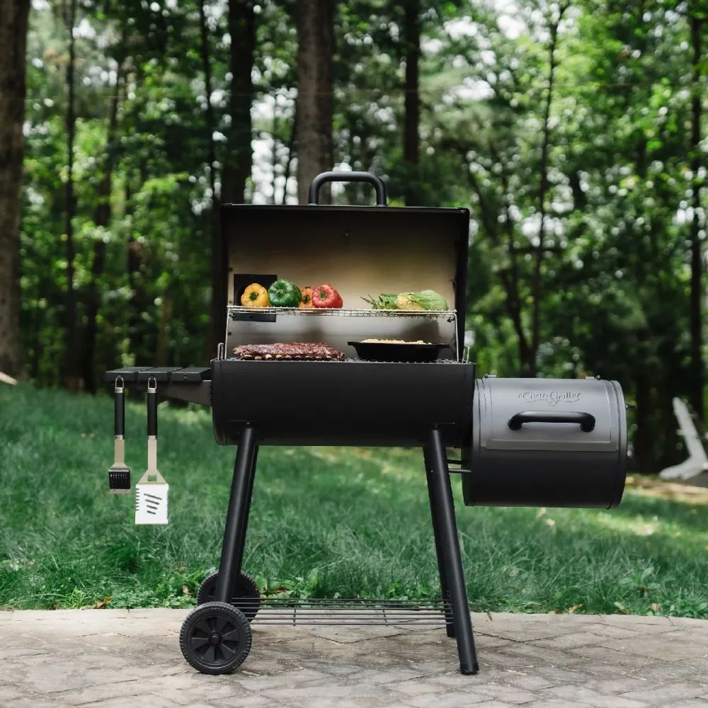 Outlet Hiiligrilli/savustingrilli Char-Giller Smokin' Pro Offset Smoker Savustimet|Hiiligrillit