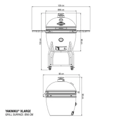 Clearance Hiiligrilli XL Kamado complete Kamado Grillit