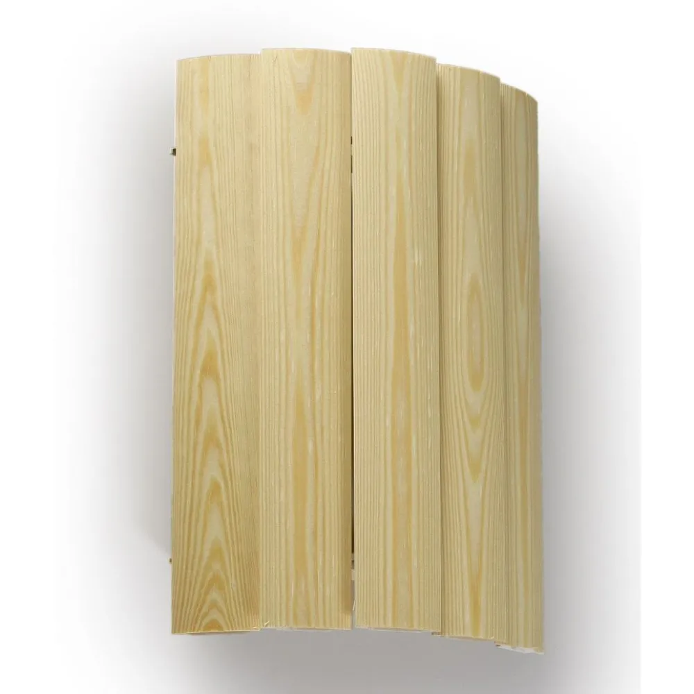 Häikäisysuoja AVL7 330x223x175 mm AVH15-saunavalaisimelle kulma-asennettava mänty*Ensto Outlet