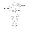Hitsausmagneetti , 2 kpl, 2-3/4"*Truper Online