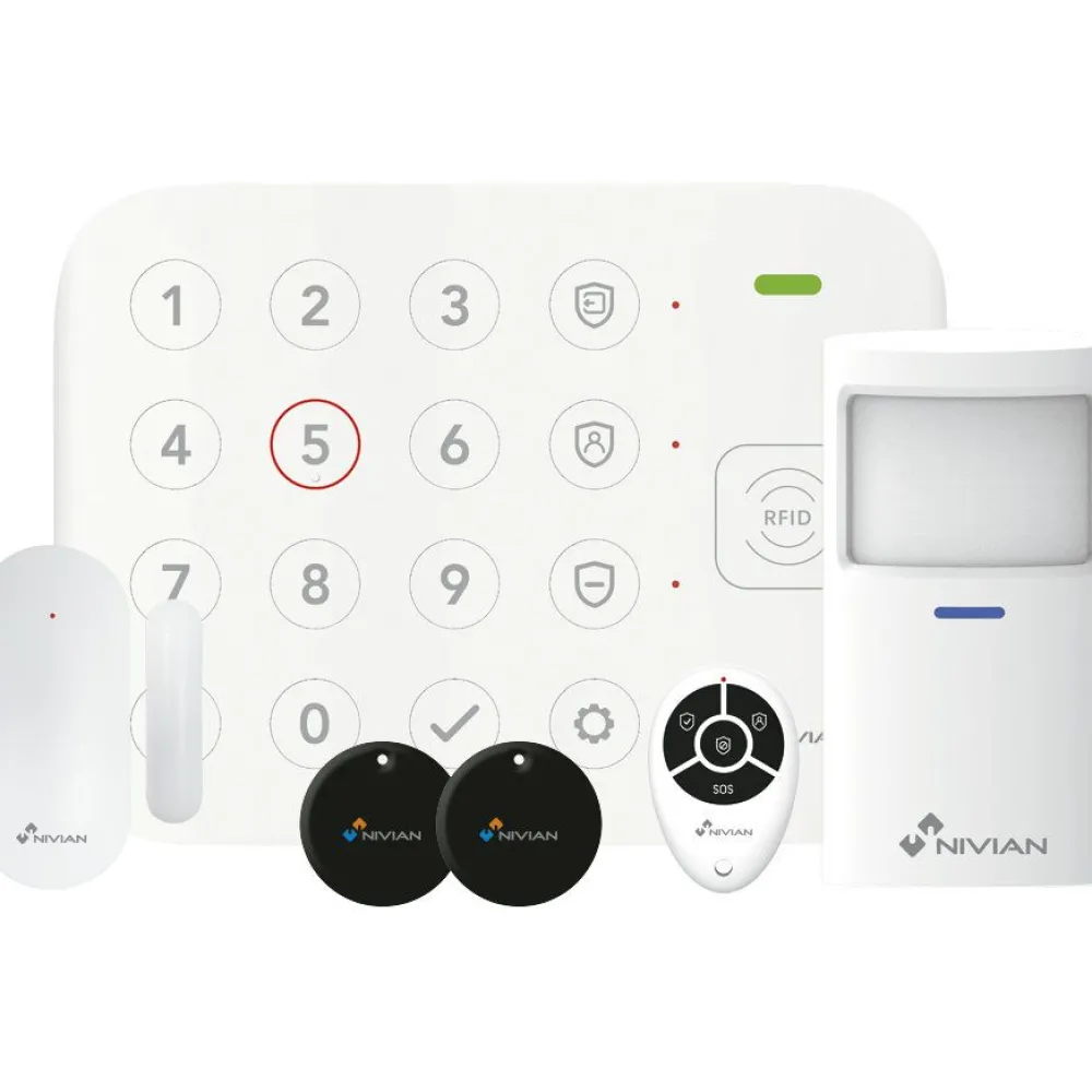 Hälytysjärjestelmä Nivian NVS-WIFI, RF-ID lukija + integroitu näppäimistö*Celotron Hot