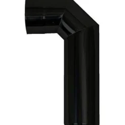 Hormin kulmaputki 90 astetta, Musta 115 mm*Harvia Online