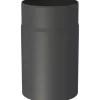 Hormin yhdysputki 250 mm musta Ø120 Savupiipun Tarvikkeet