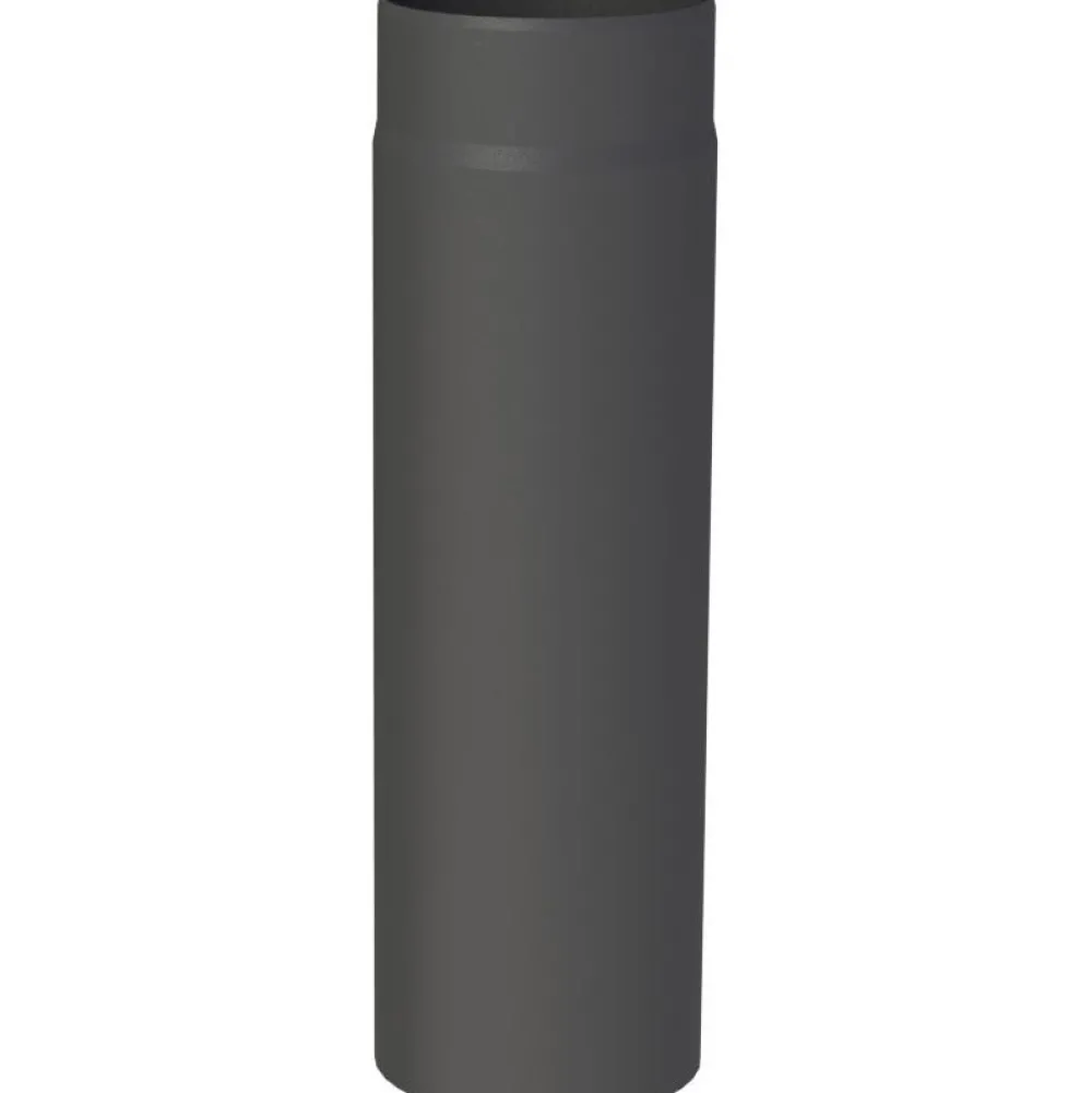 Outlet Hormin yhdysputki 500 mm musta Ø150 Savupiipun Tarvikkeet