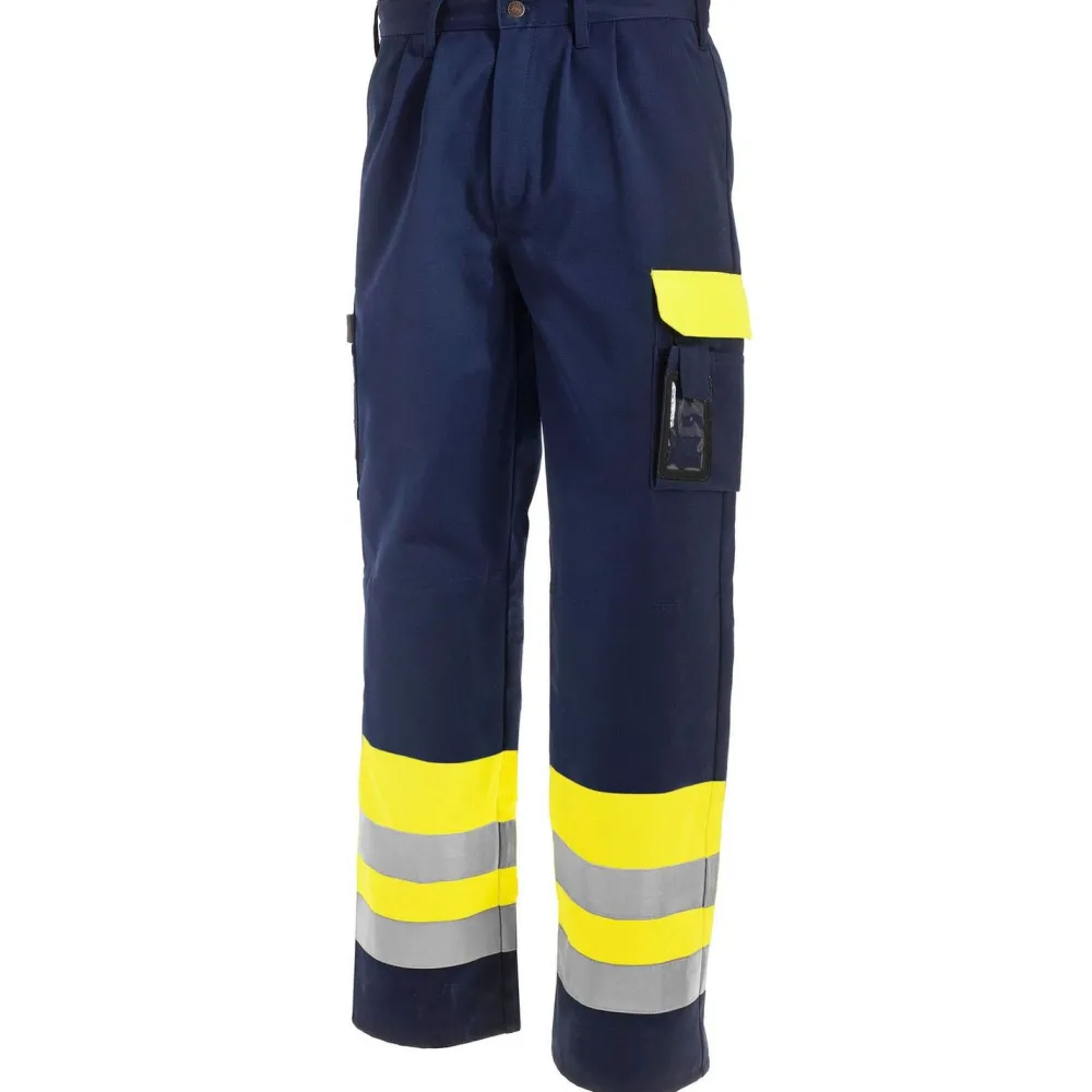 Housut Highvis 1584 keltainen/sininen*Blåkläder Outlet