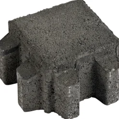 Hulevesikivi Grass 115x115x80mm musta*Betonilaatta New