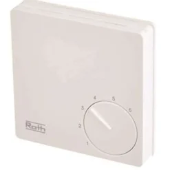 Huonetermostaatti Basicline säätöpyörällä 230V*Roth New