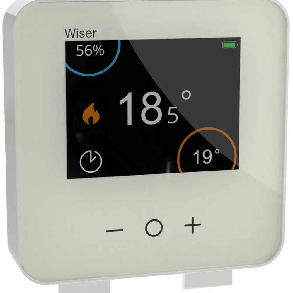 Huonetermostaatti Wiser, Zigbee 3.0, paristokäyttöinen, valkoinen*Schneider Electric Sale